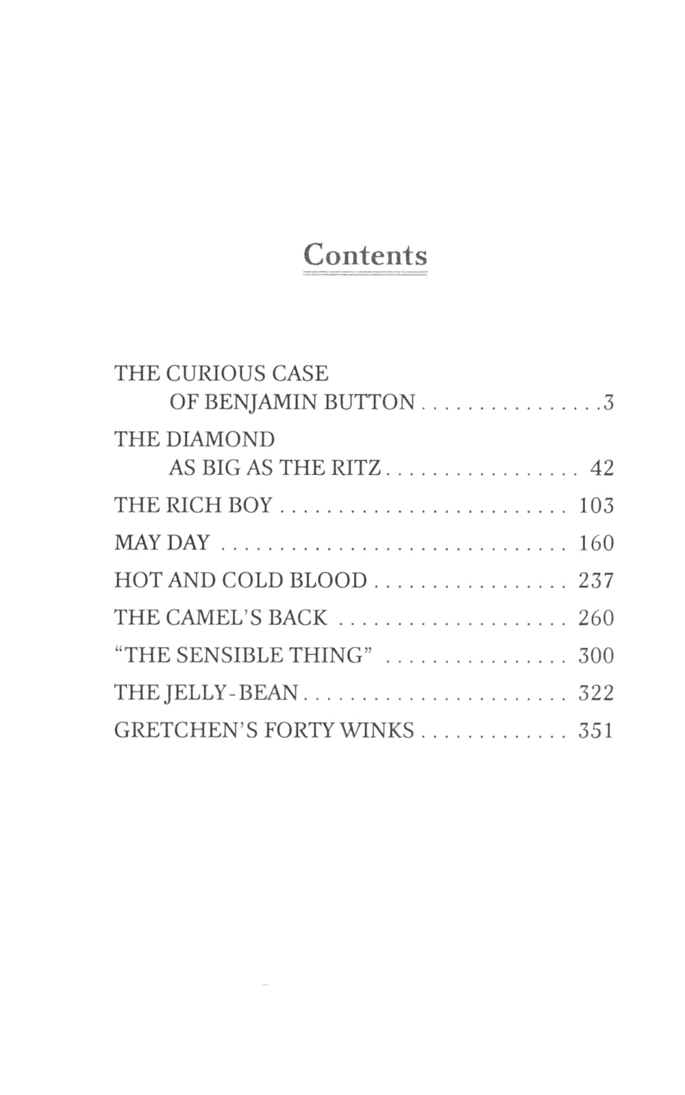 The Curious Case of Benjamin Button and Other Stories. (книга на англ. яз.)