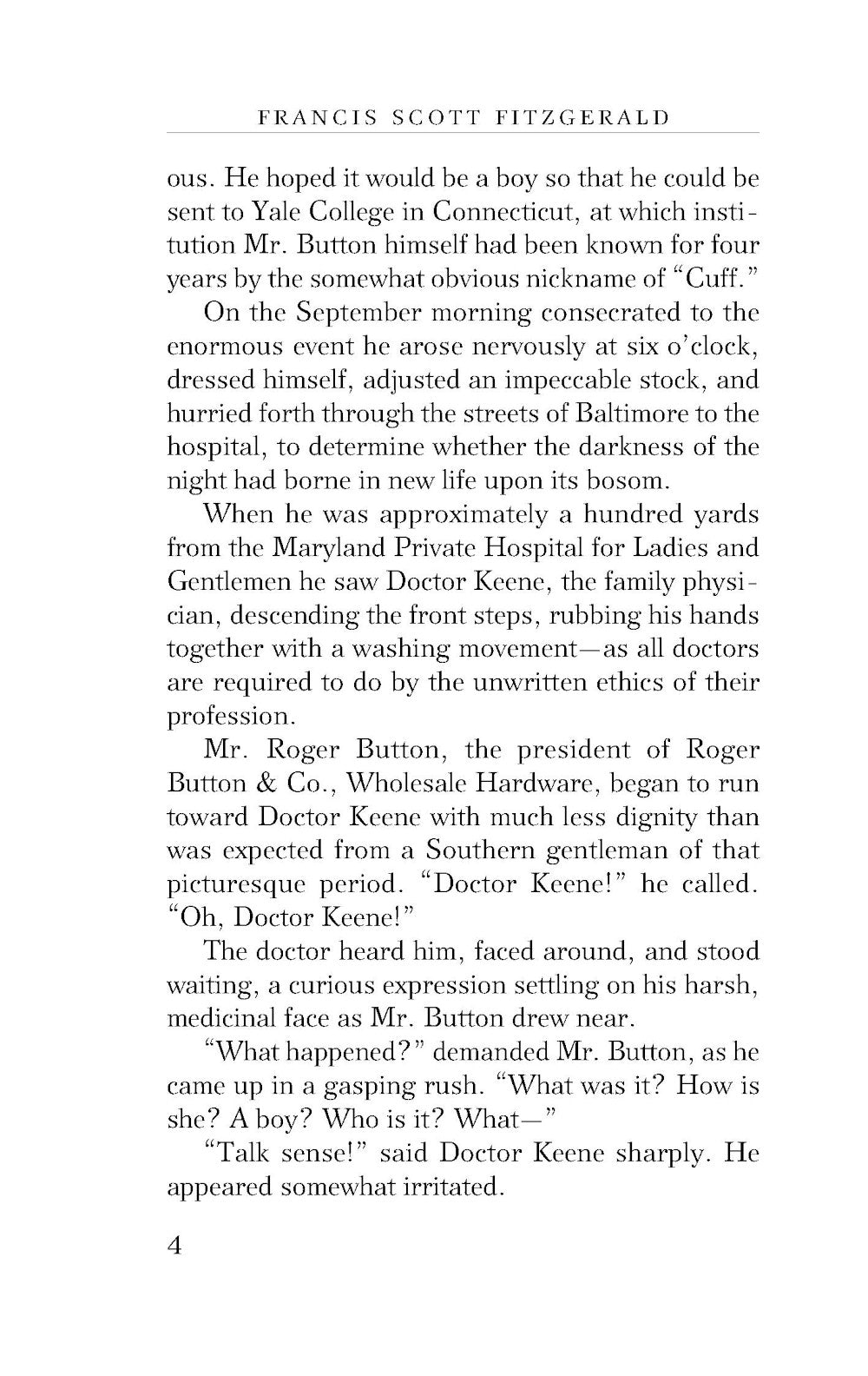 The Curious Case of Benjamin Button and Other Stories. (книга на англ. яз.)