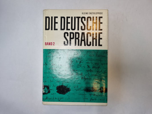 Die deutsche sprache. Band 2