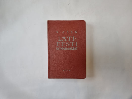 Lati-eesti sonaraamat