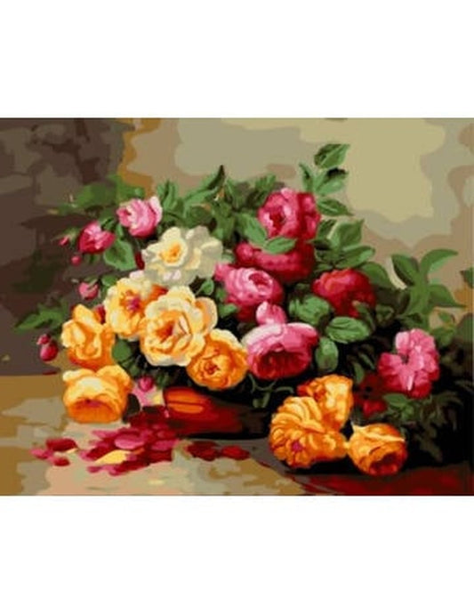 Картины по номерам "Красивый букет", 40х50 см.