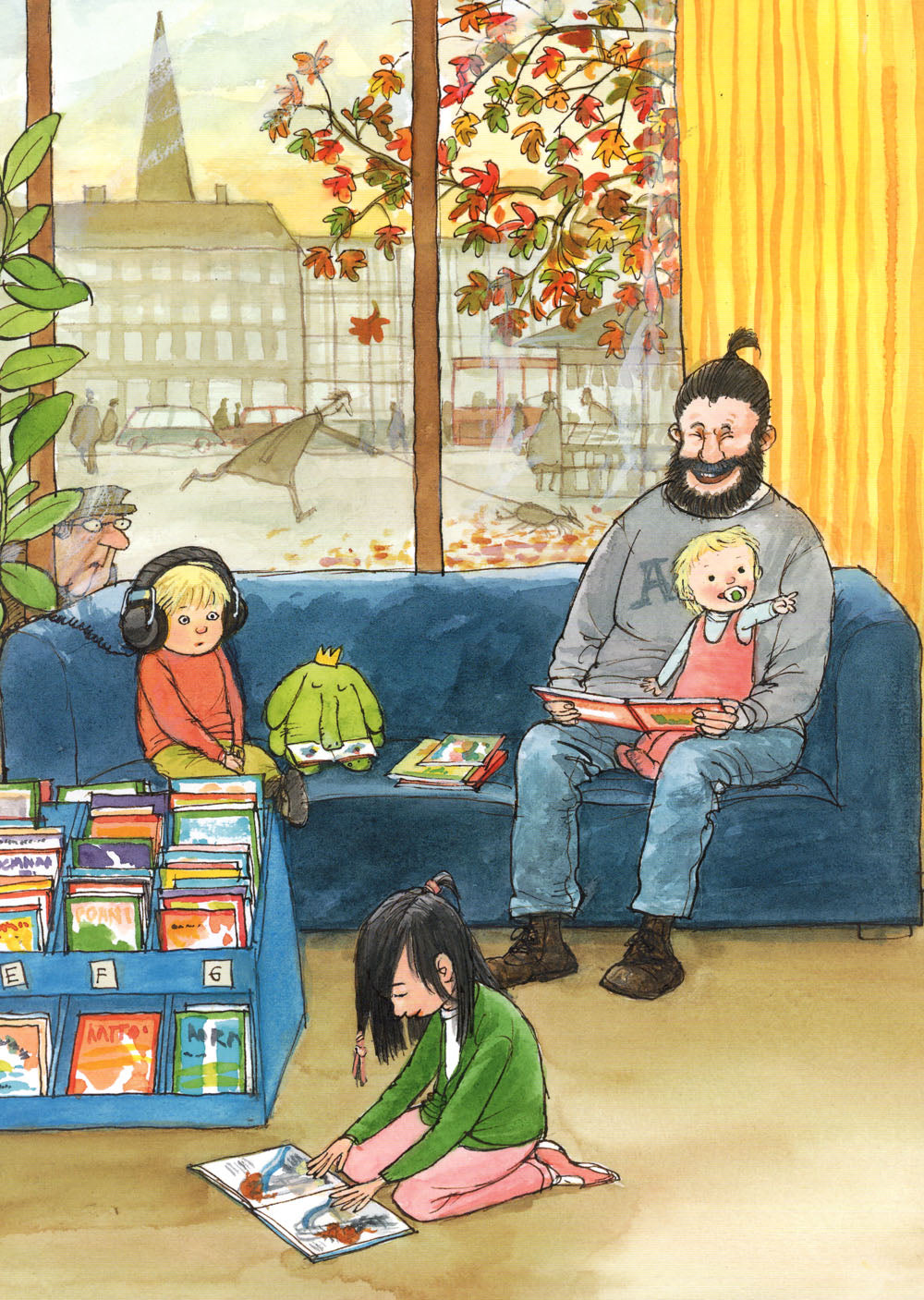 Мама Му читает