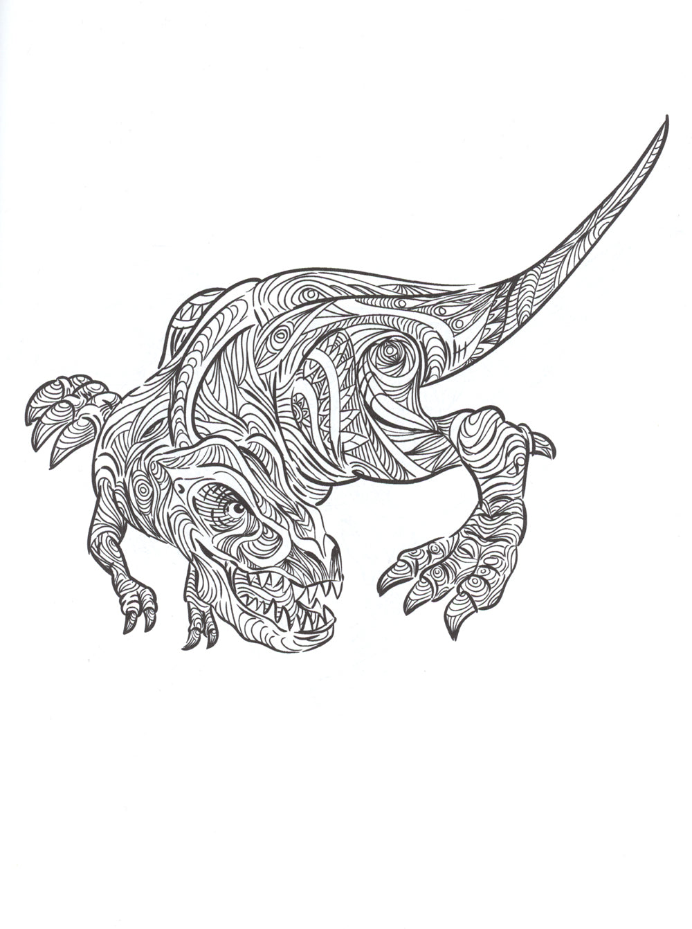 Дино. Творческая раскраска удивительных динозавров