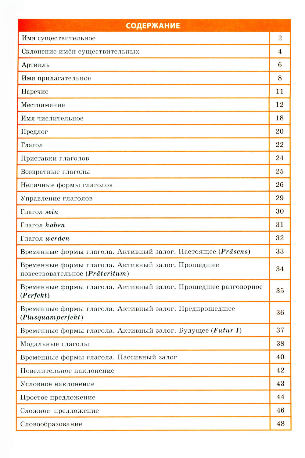 Справочник в таблицах. Немецкий язык 5-11 классы