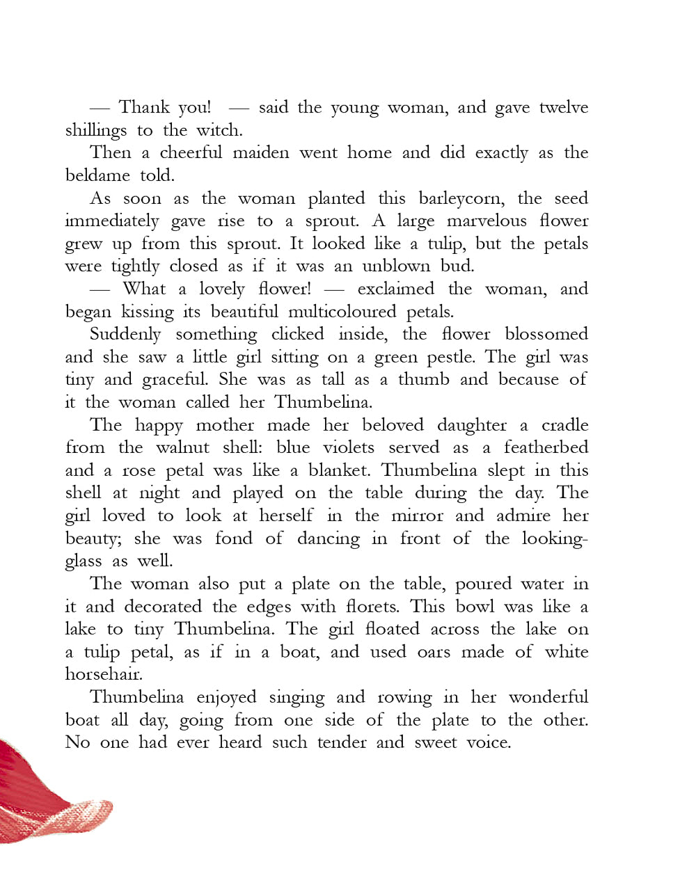 Дюймовочка (на английском языке)