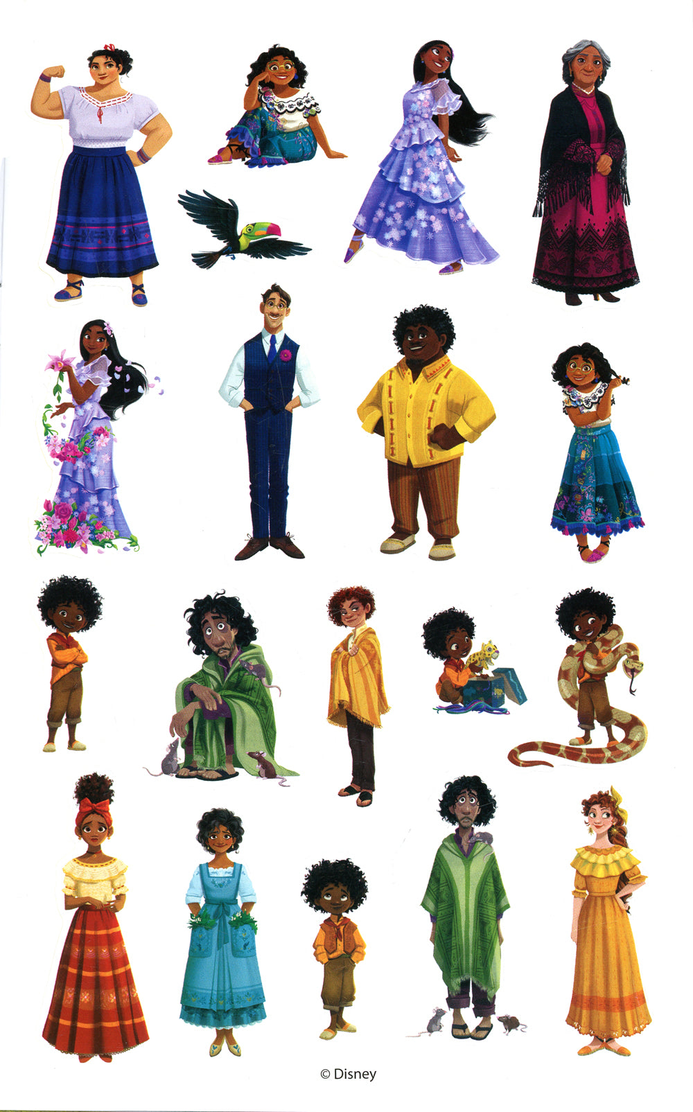 Энканто. Je t'aime avec moi. Раскраски, игры, наклейки