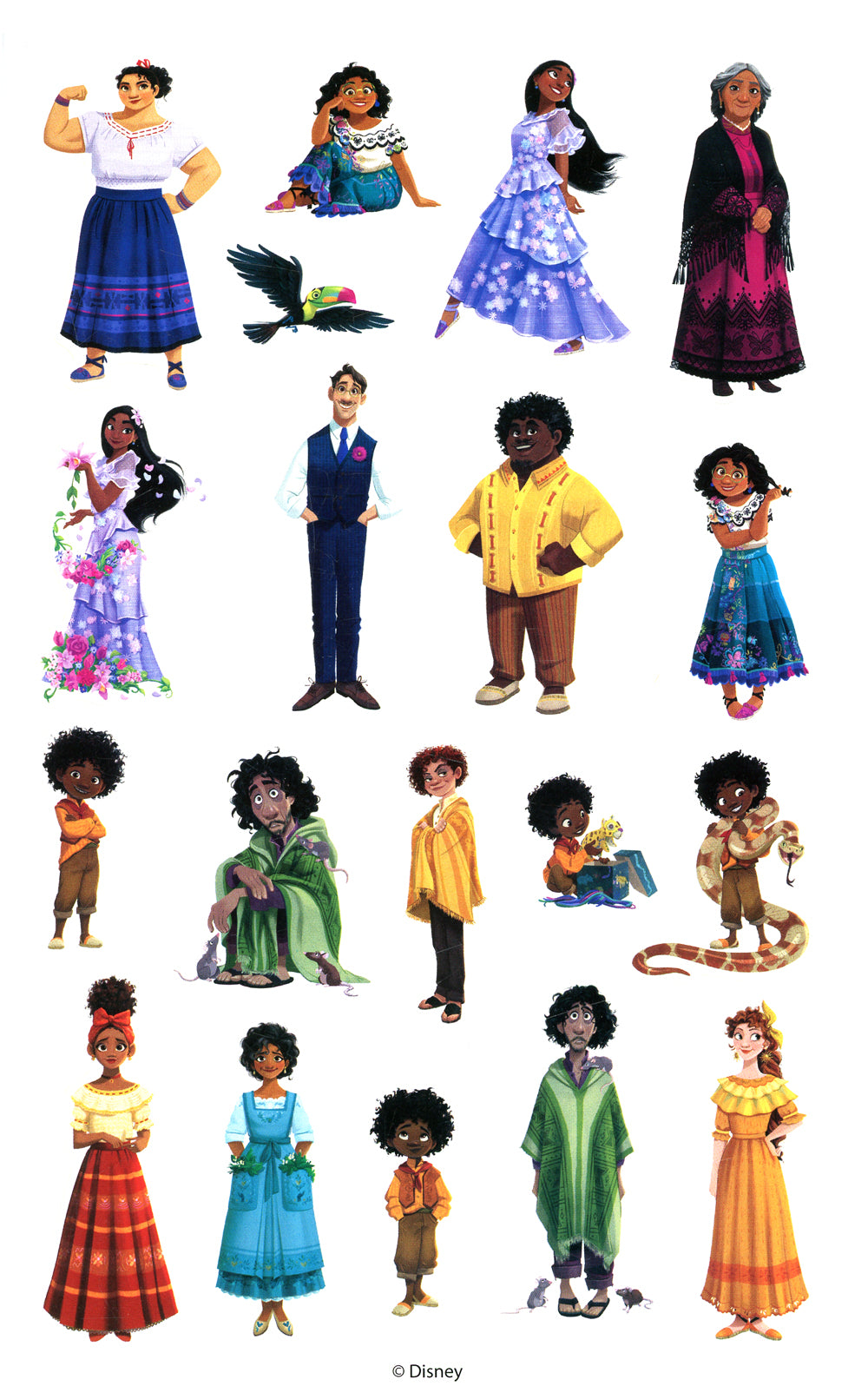 Энканто. Волшебная семья. Раскраски, игры, наклейки