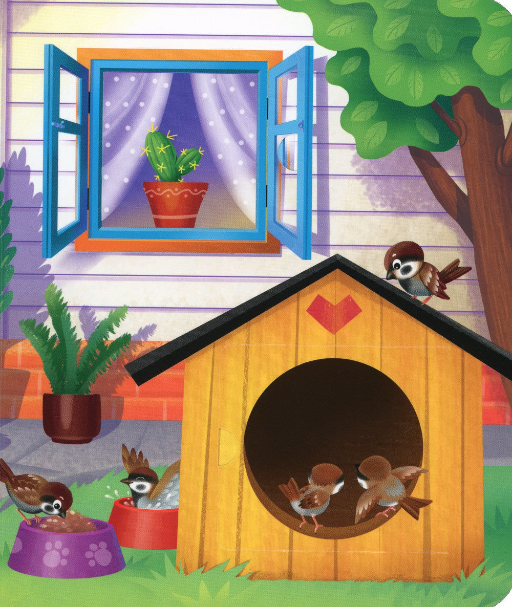 Ферма. Книжка с окошками для малышей