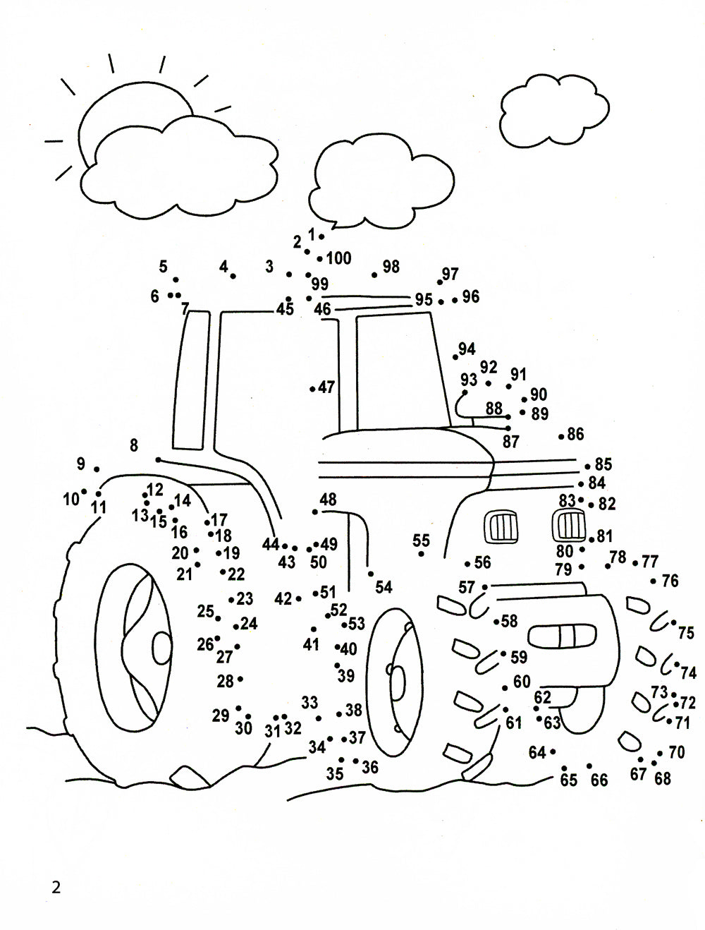 Учимся считать до 100: от точки к точке