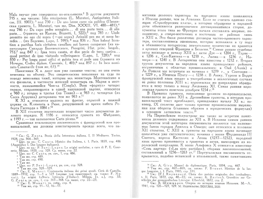 Очерк истории итальянского языка: От истоков до XIX столетия