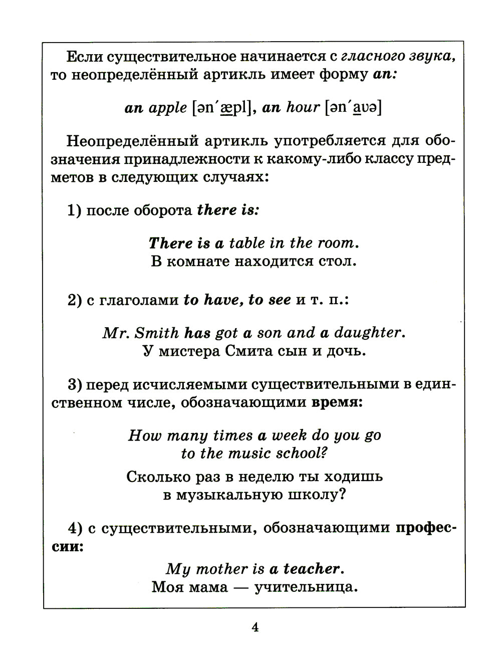 Грамматика английского языка с упражнениями для закрепления знаний, проверочными заданиями и ответами. 2-4 кл