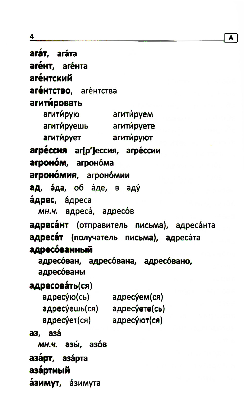 Словарь ударений: как правильно произносить слова: 1-4 классы