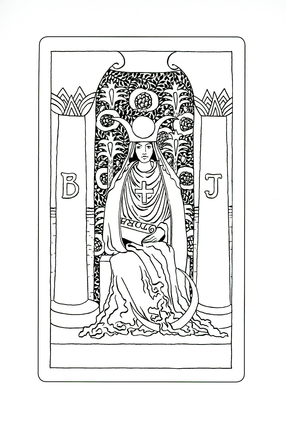 Таро Уэйта в контурах: альбом для раскрашивания и медитации. 3-е изд