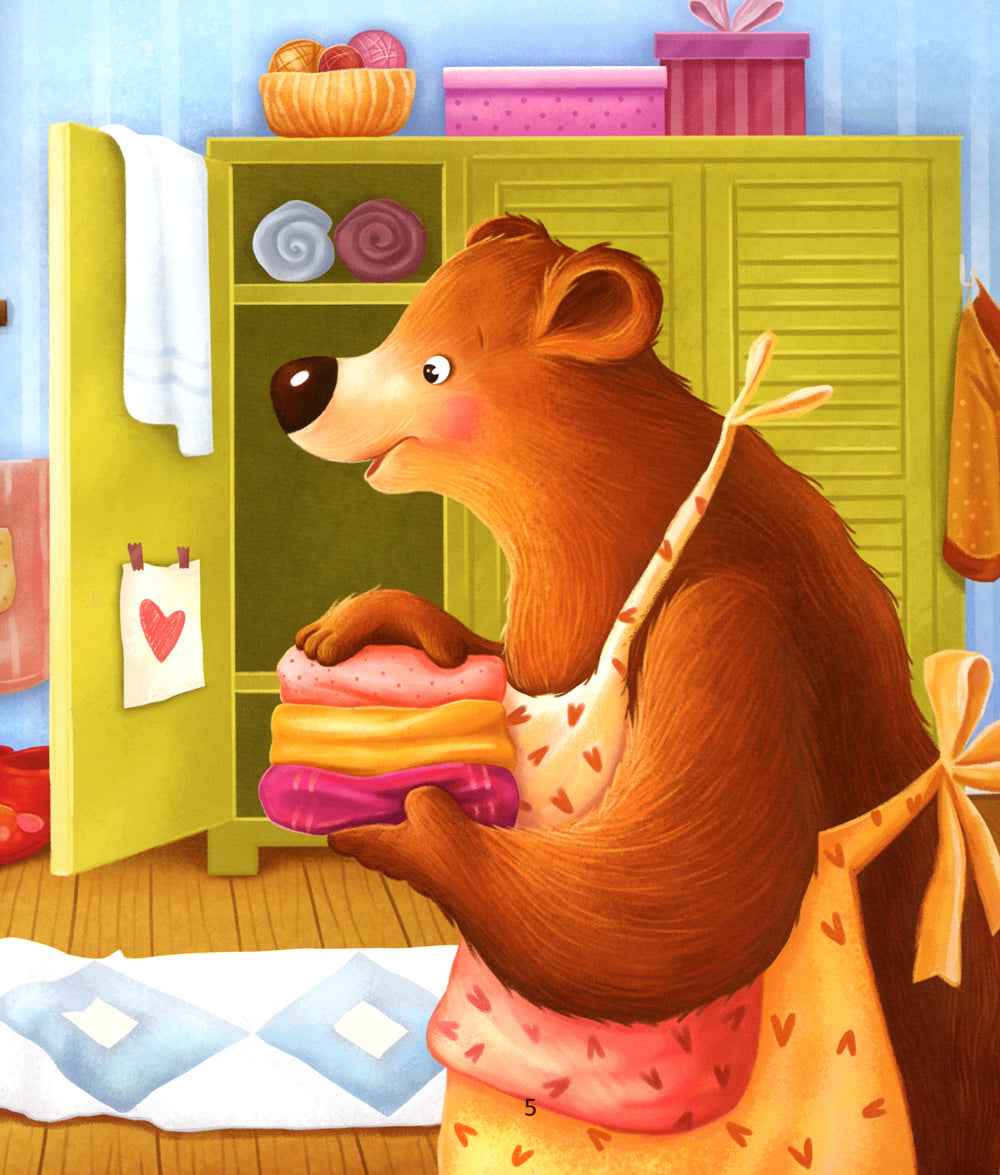 Веселое купание с малюткой мишуткой