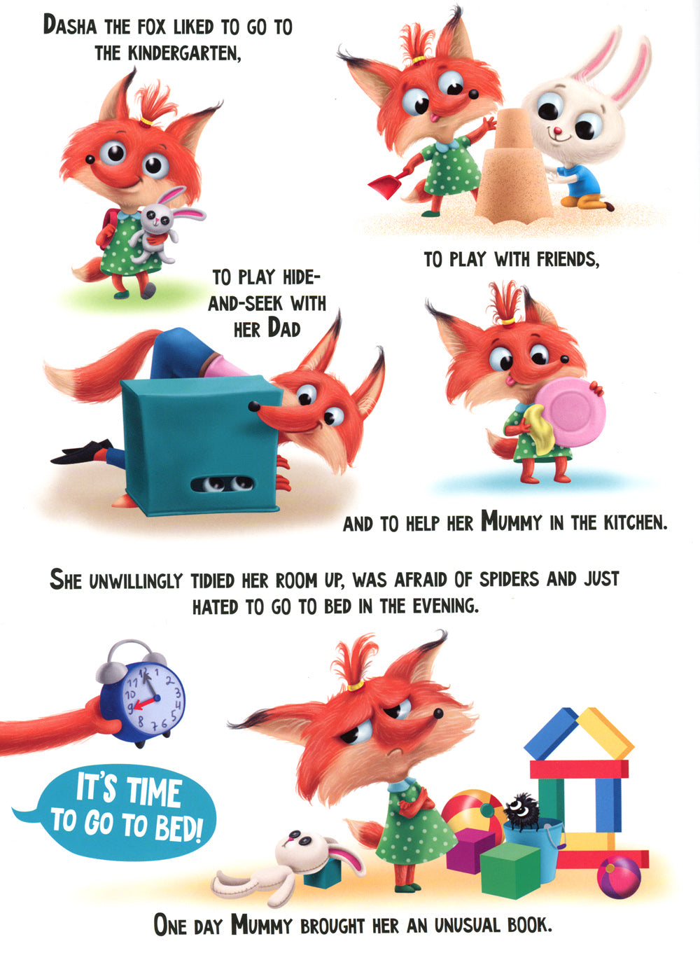 Dasha apprend à s'endormir avec le temps : на англ.яз