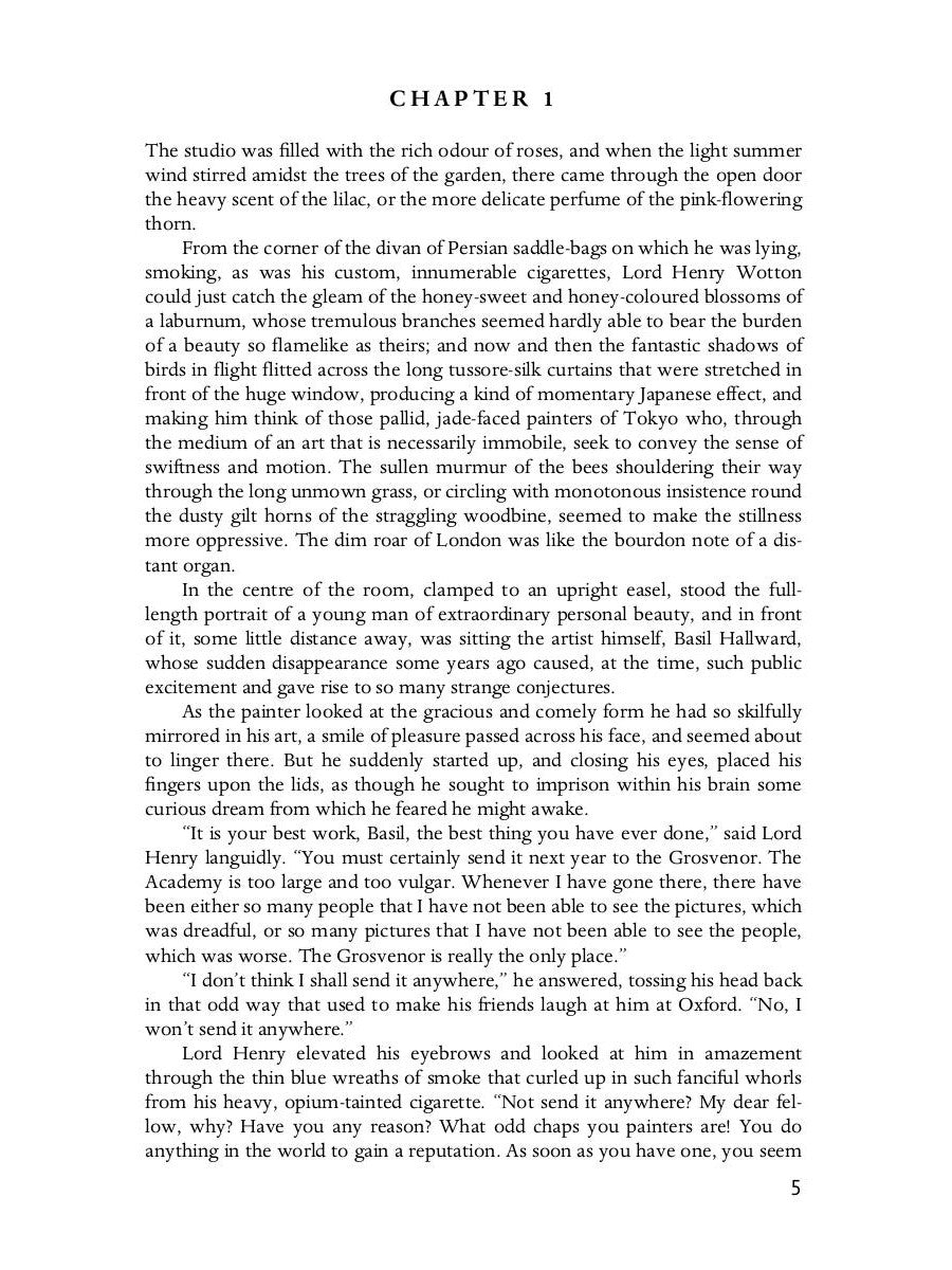 Le Portrait de Dorian Gray : roman en anglais