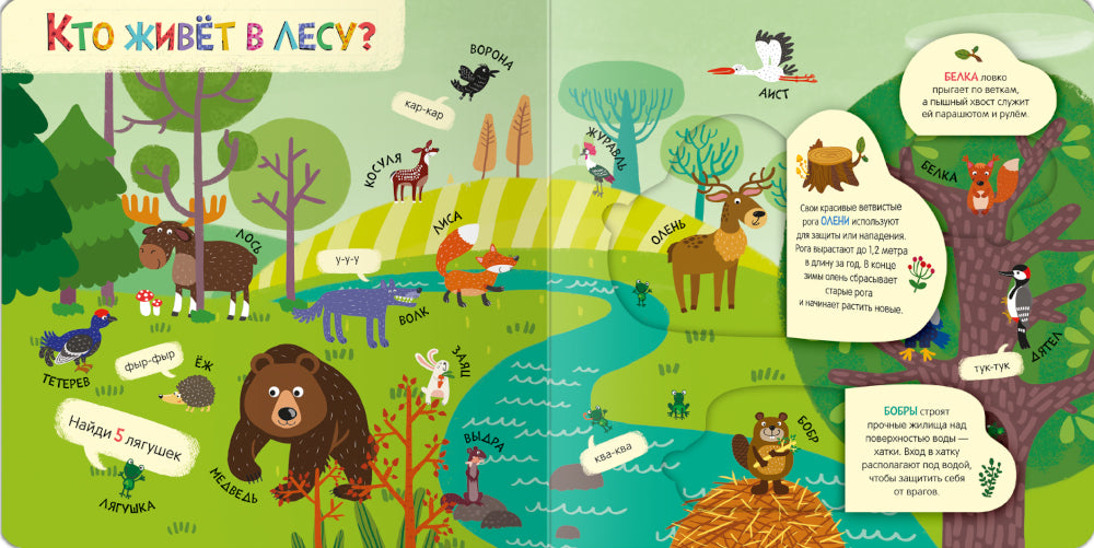 Книжки с окошками. Мир животных