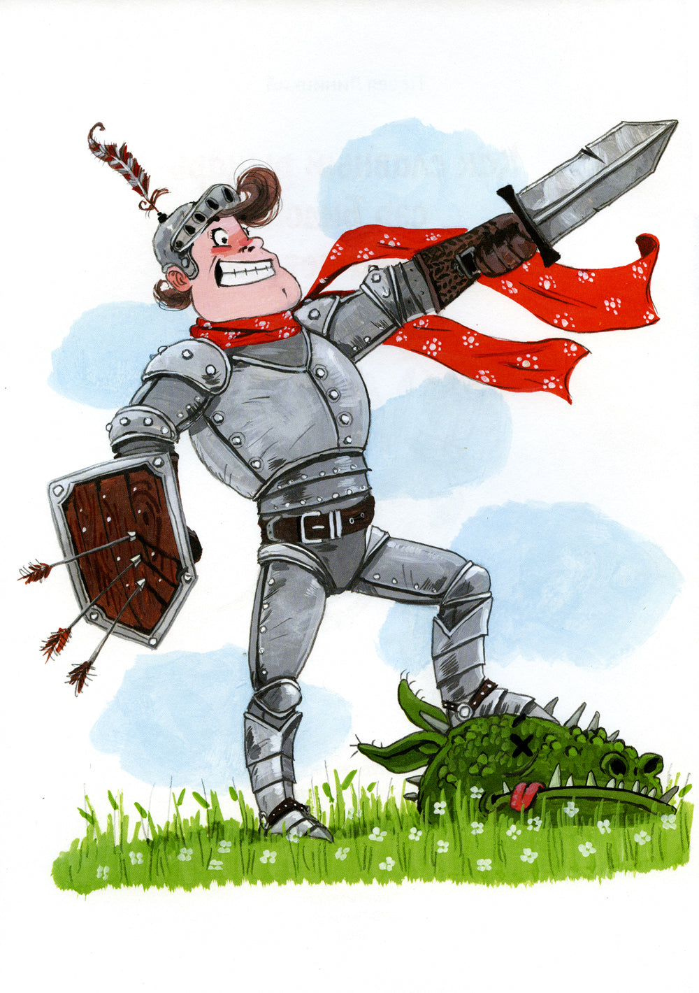 Как славный рыцарь сэр Бидон дракона победил. Книга-игра