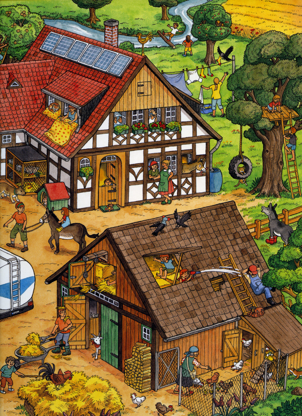 Однажды в деревне: книжка-картинка