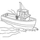 Водный транспорт: книга-раскраска