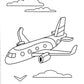 Воздушный транспорт: книга-раскраска