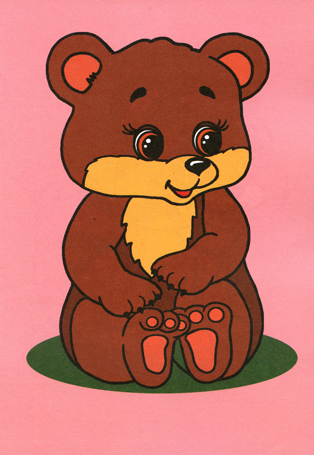 Узнай и раскрась. Слоненок