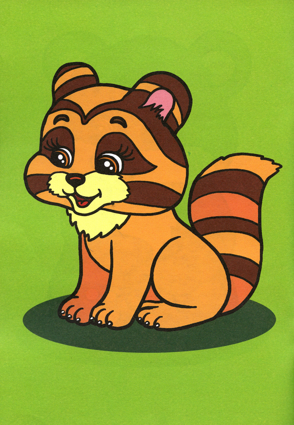 Узнай и раскрась. Слоненок