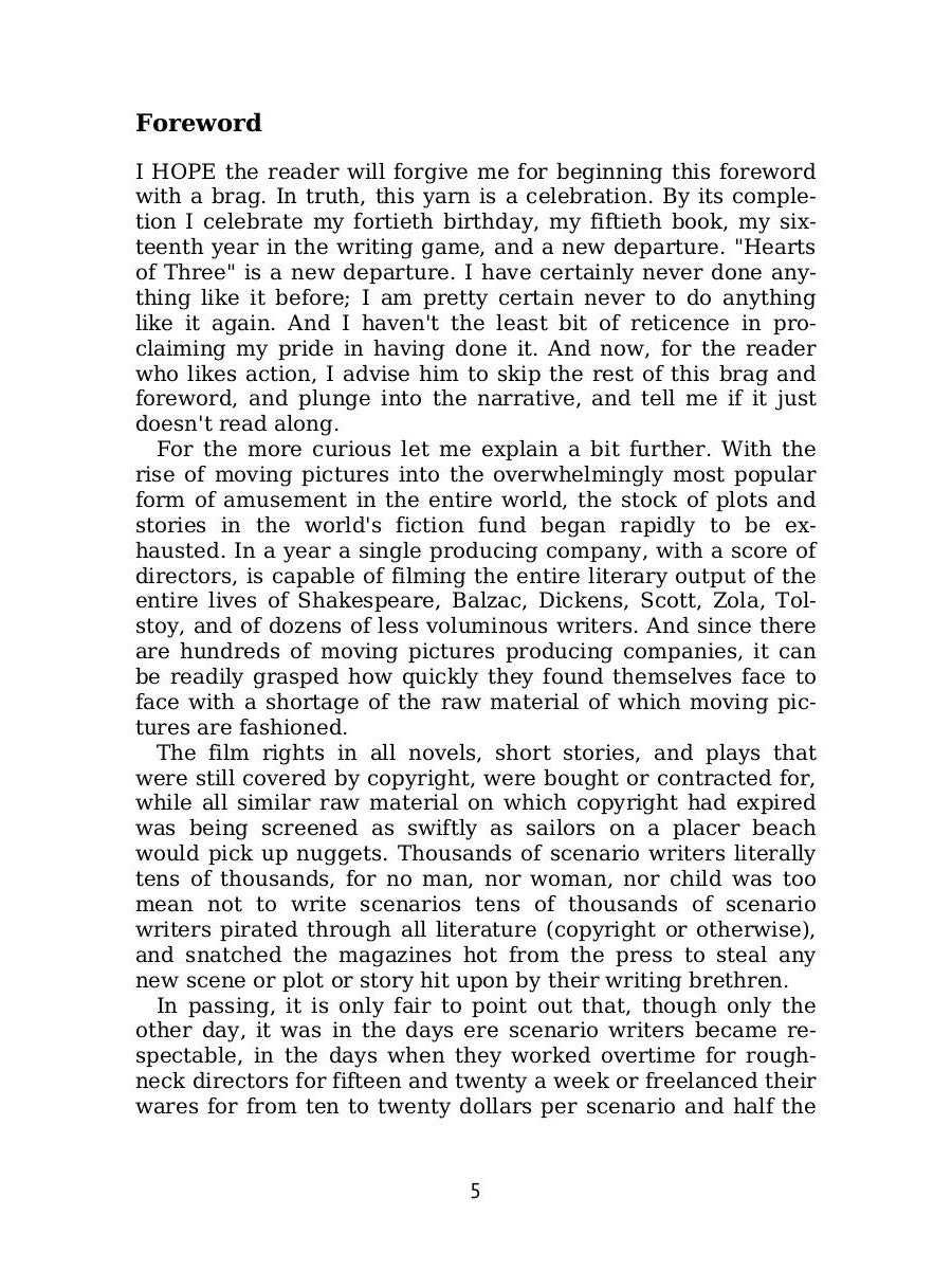 Hearts of Three: на англ.яз