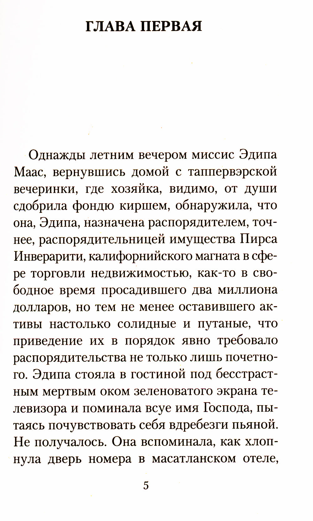 Выкрикивается лот 49: роман