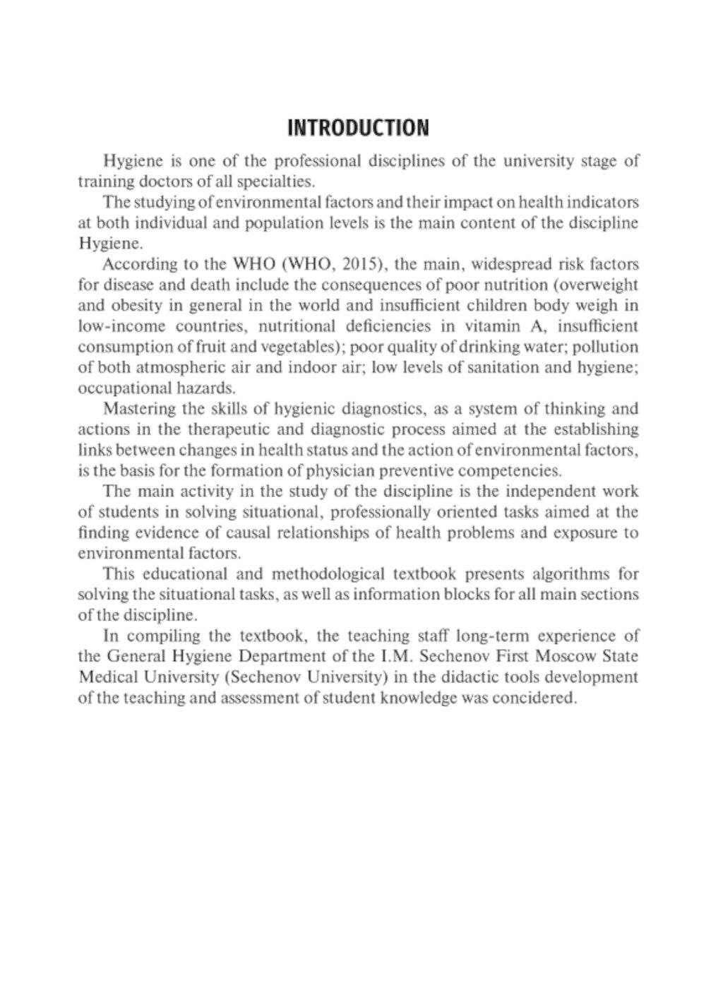 Manuel pédagogique et méthodologique pour les cours pratiques d'hygiène : tutoriel