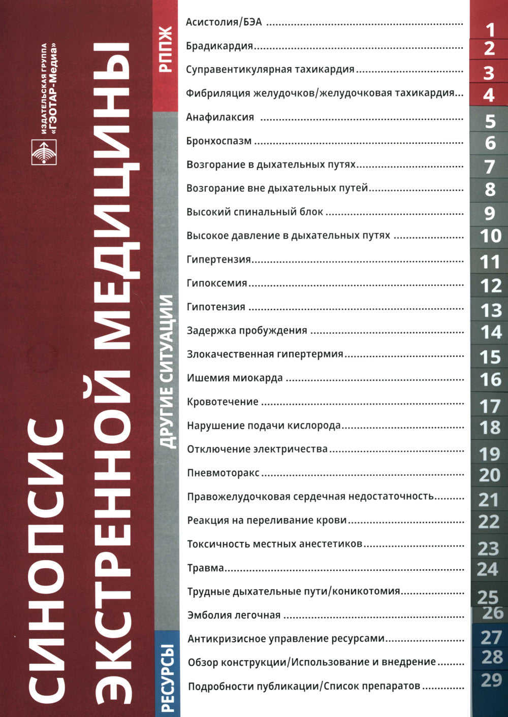 Синопсис экстренного препарата