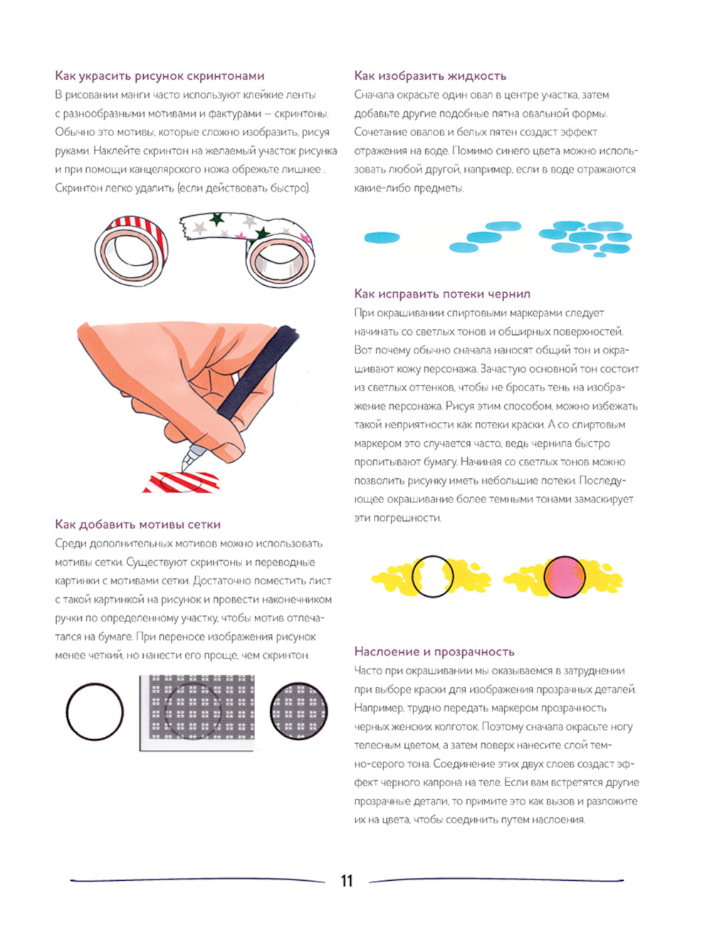 Нарисуй героев манги маркерами. Shonen! (фиолетовая)