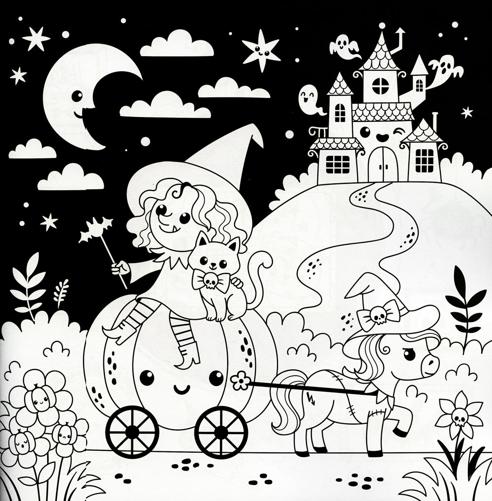 КАВАии. Милые и страшные: раскраски