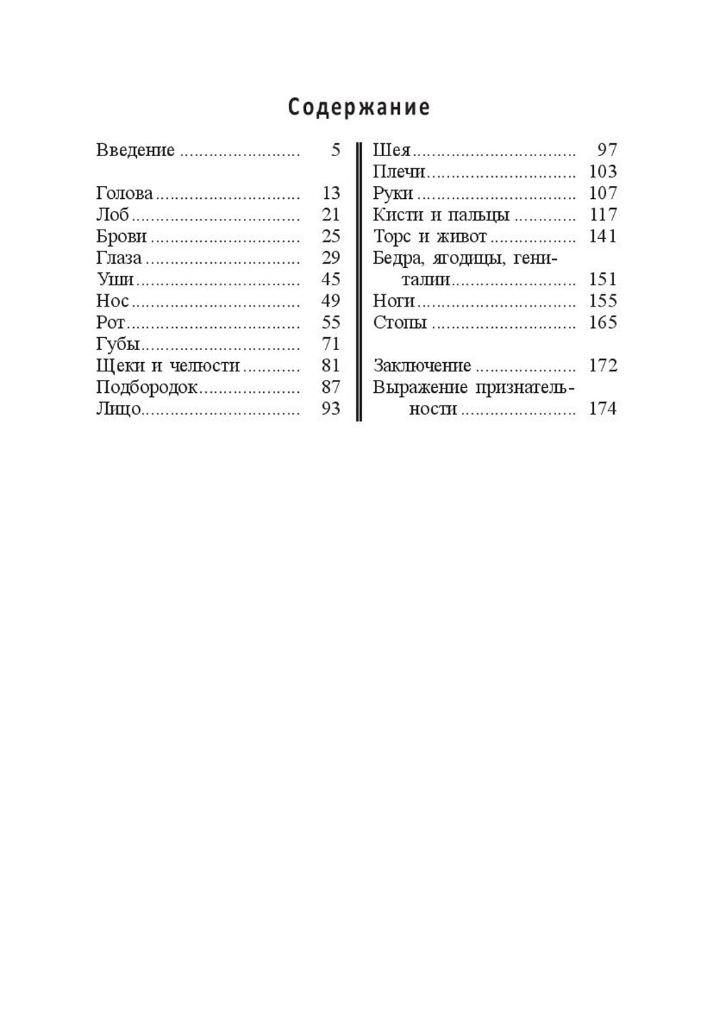 Словарь языка тела