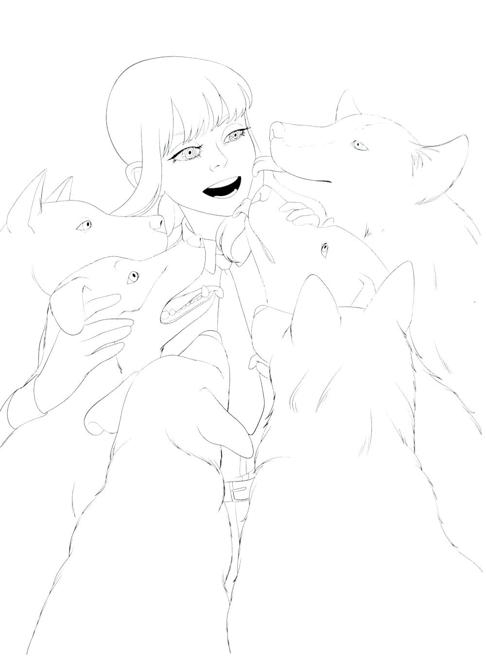 Добро пожаловать в четвертый спецотдел. Раскрашиваем мир человека-бензопилы