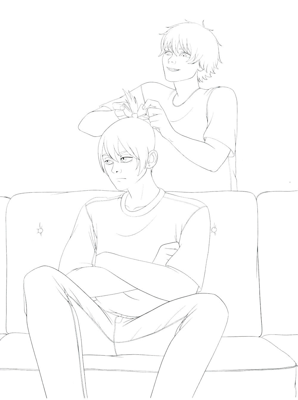 Добро пожаловать в четвертый спецотдел. Раскрашиваем мир человека-бензопилы