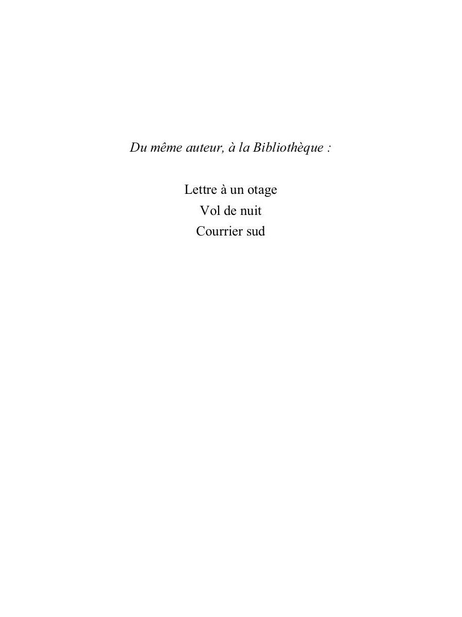 Terre des Hommes (напит.языке)