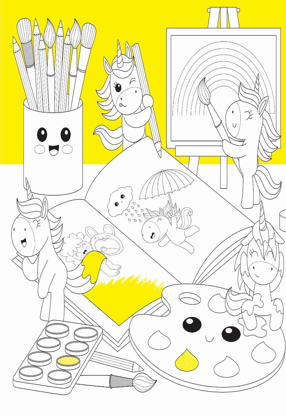 Вааау! Я раскрашиваю KAWAii