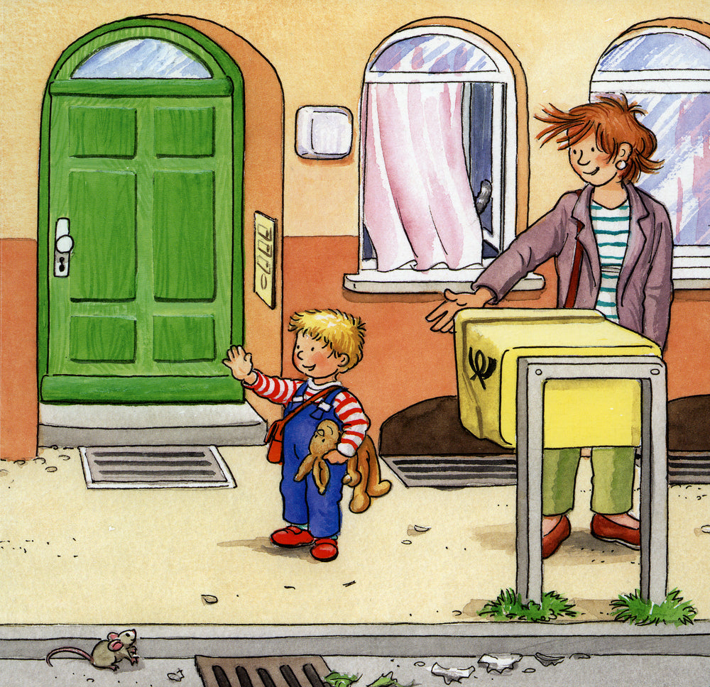 Якоб учит правила дорожного движения