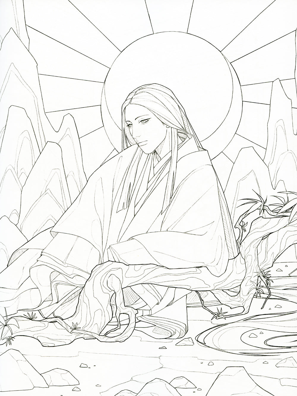 Японская мифология. Раскрашиваем сказки и легенды народов мира