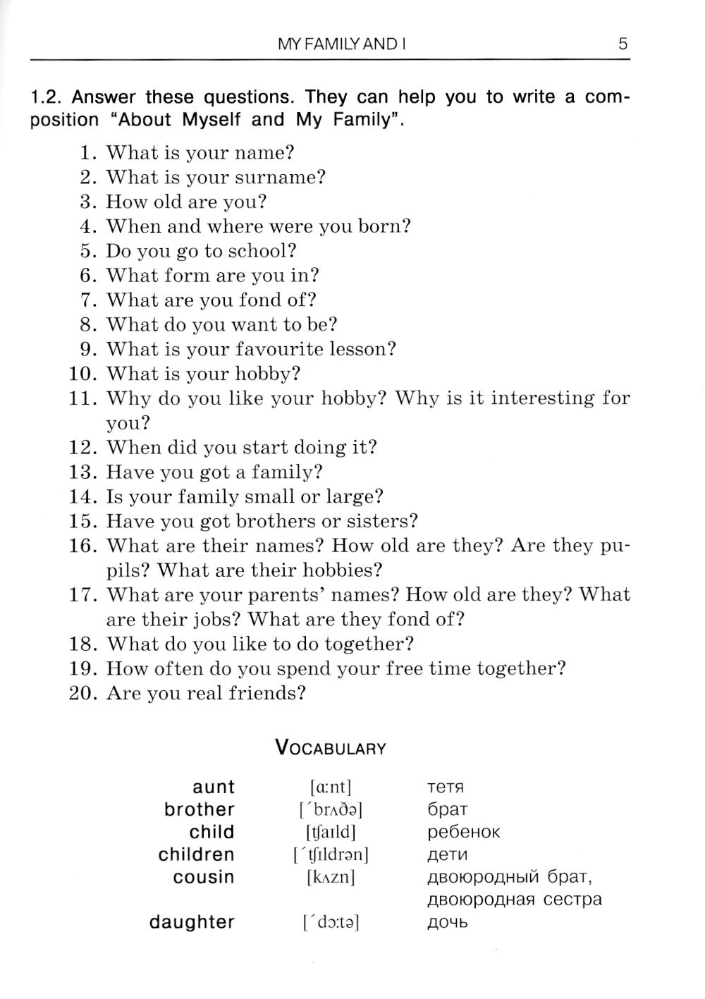 Mes premiers thèmes sont en anglais