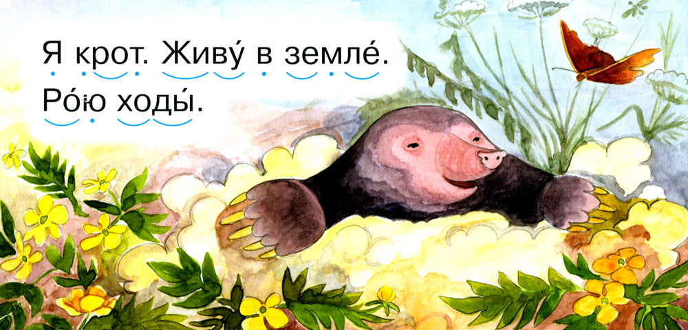 Читаем по складам Крот