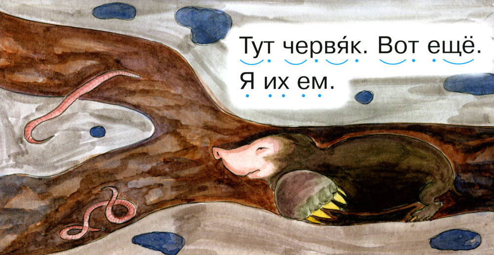 Читаем по складам Крот