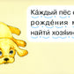 Читаем по складам Песик