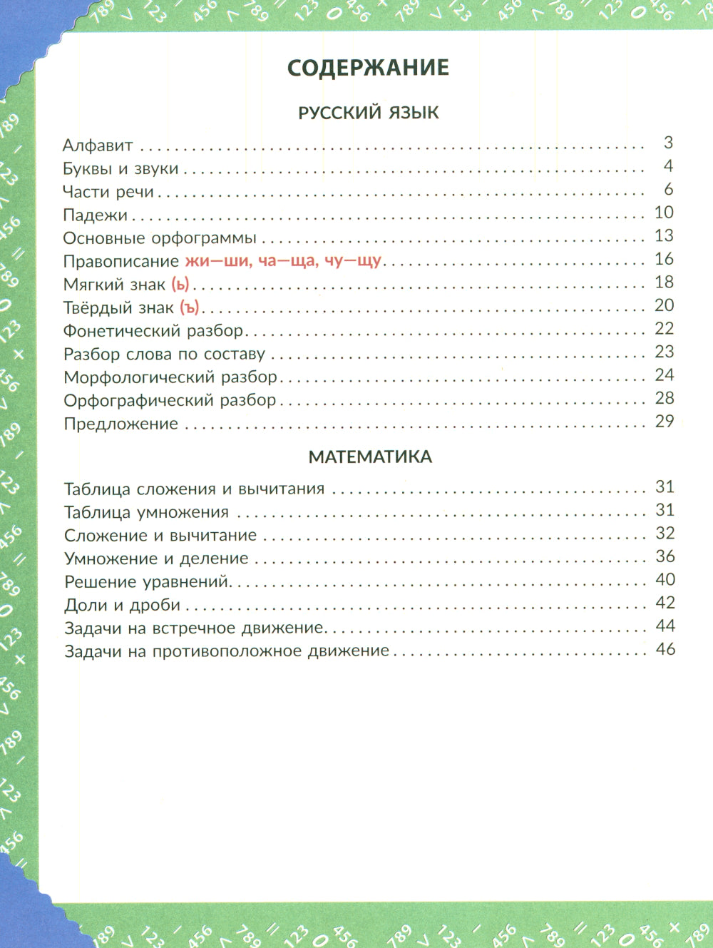 Наглядная книга знаний школьника: Русский язык. Математика. 1-5 кл