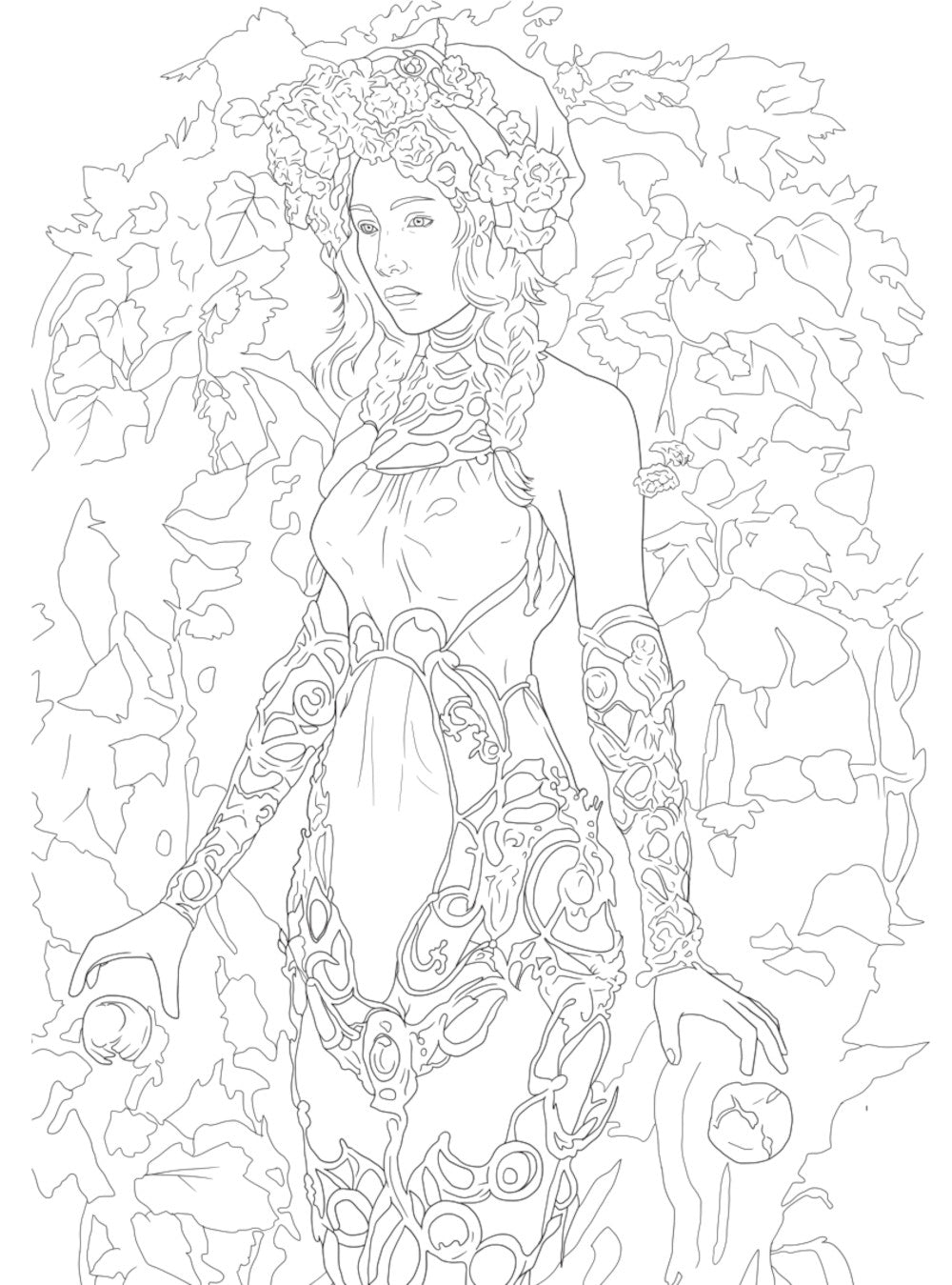 Герои фэнтези-миров. Раскрашиваем 22 персонажа сказочной вселенной