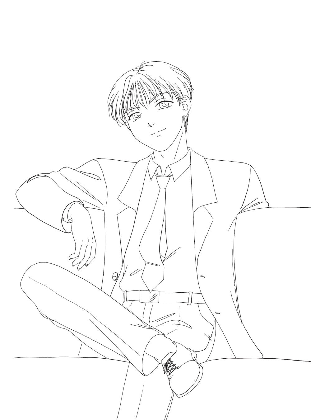 Манга. Раскраска-антистресс для творчества и вдохновения