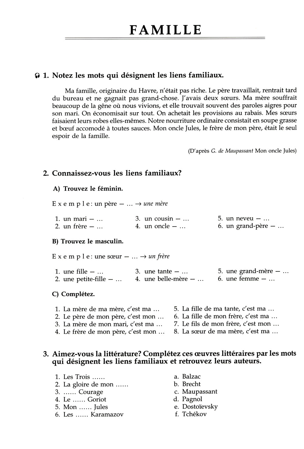 Говорим по-французски: сборник упражнений для развития устной речи