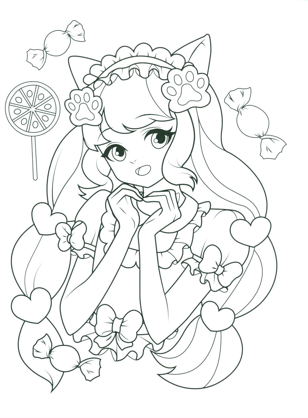 Лучшая раскраска. Аниме