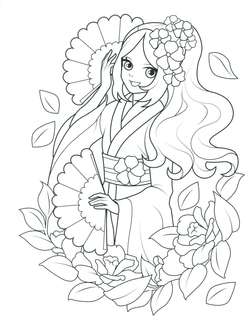 Лучшая раскраска. Аниме